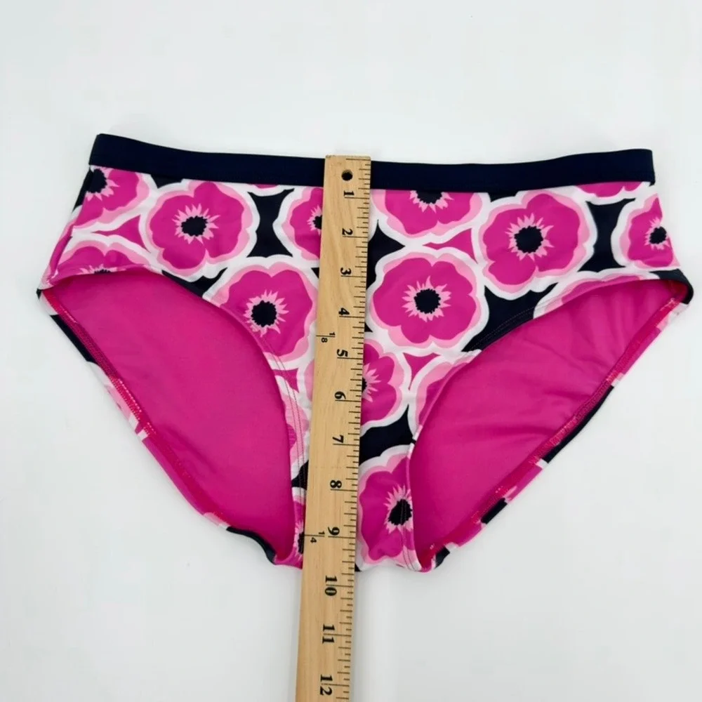 Thereabouts Kids XL Pink Poppy Floral Bikini Bottom Navy Blue Swim F31543